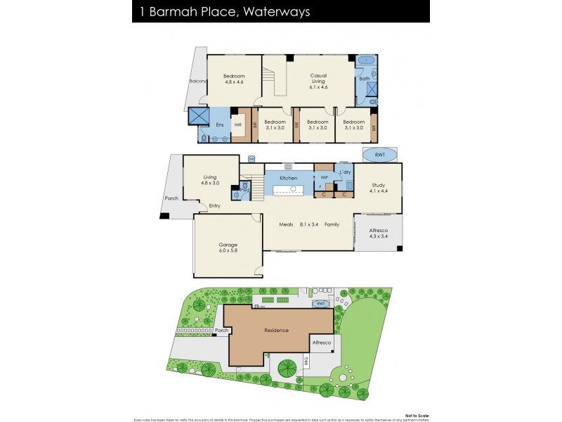 1 Barmah Place, Waterways VIC 3195 Floorplan