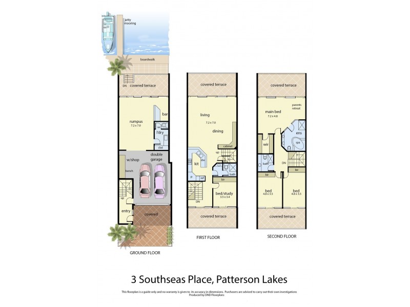 3 Southseas Place, Patterson Lakes VIC 3197 Floorplan
