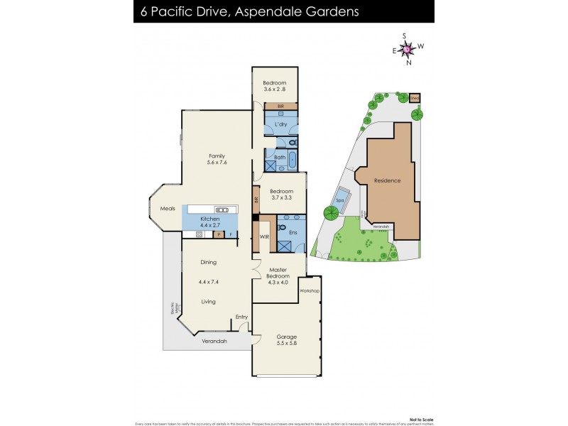 6 Pacific Drive, Aspendale Gardens VIC 3195 Floorplan