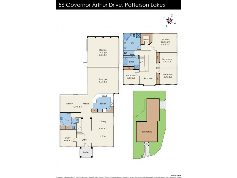 56 Governor Arthur Drive, Patterson Lakes VIC 3197 Floorplan