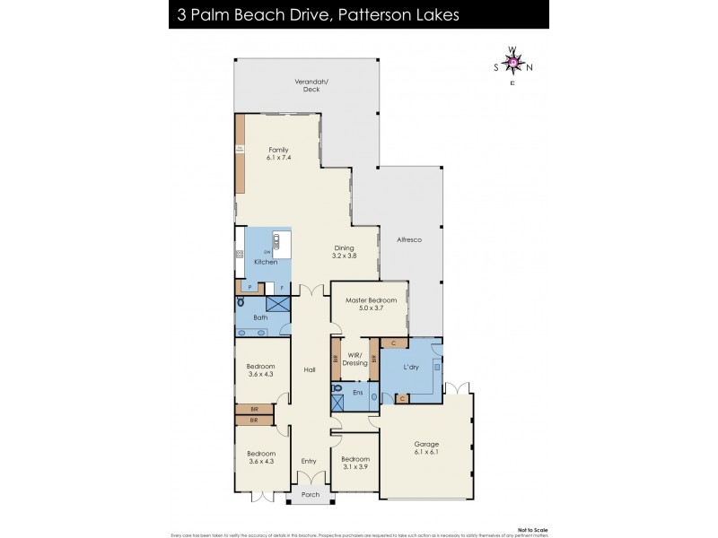3 Palm Beach Drive, Patterson Lakes VIC 3197 Floorplan