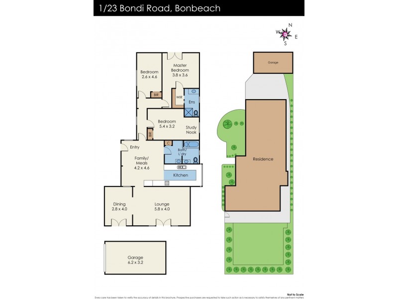 1/23 Bondi Road, Bonbeach VIC 3196 Floorplan