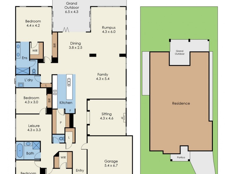 5 Starling Court, Waterways VIC 3195 Floorplan