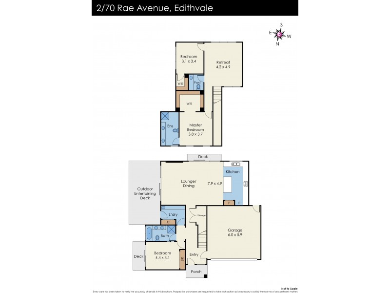2/70 Rae Avenue, Edithvale VIC 3196 Floorplan