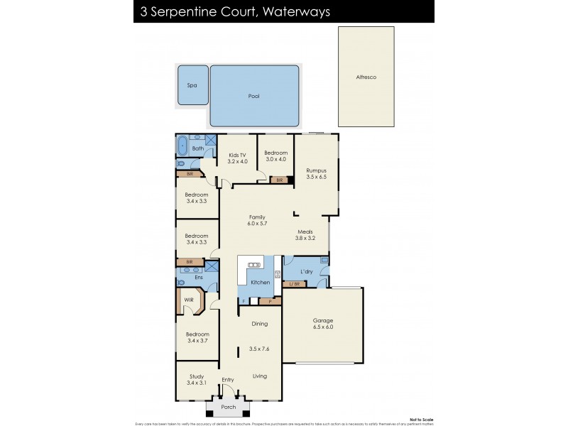 3 Serpentine Court, Waterways VIC 3195 Floorplan