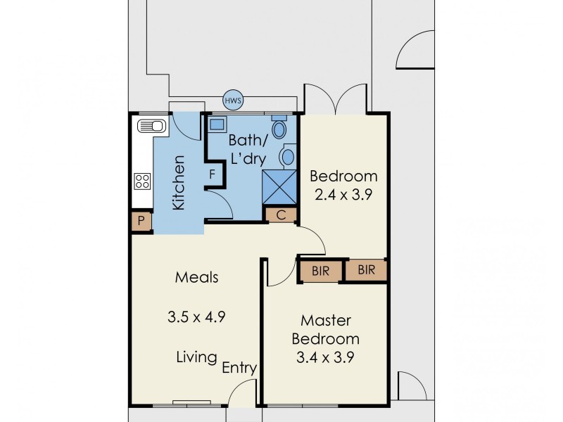 4/18 Melaleuca Drive, Carrum VIC 3197 Floorplan