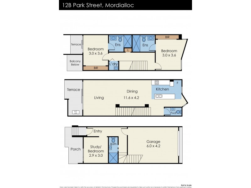 12B Park Street, Mordialloc VIC 3195 Floorplan
