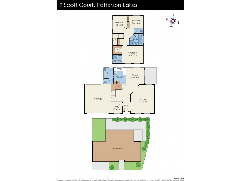 9 Scott Court, Patterson Lakes VIC 3197 Floorplan