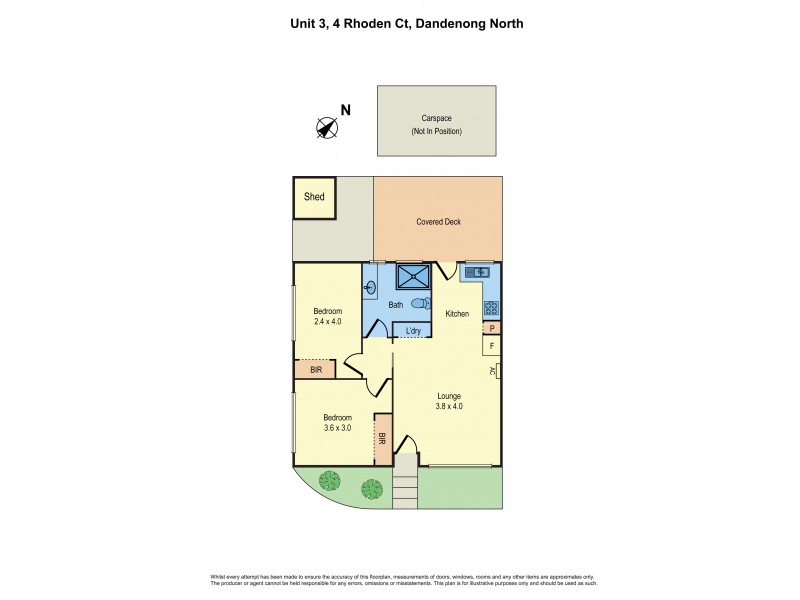 3/4 Rhoden Court, Dandenong North VIC 3175 Floorplan