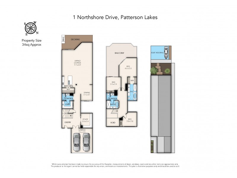 1 North Shore Drive, Patterson Lakes VIC 3197 Floorplan