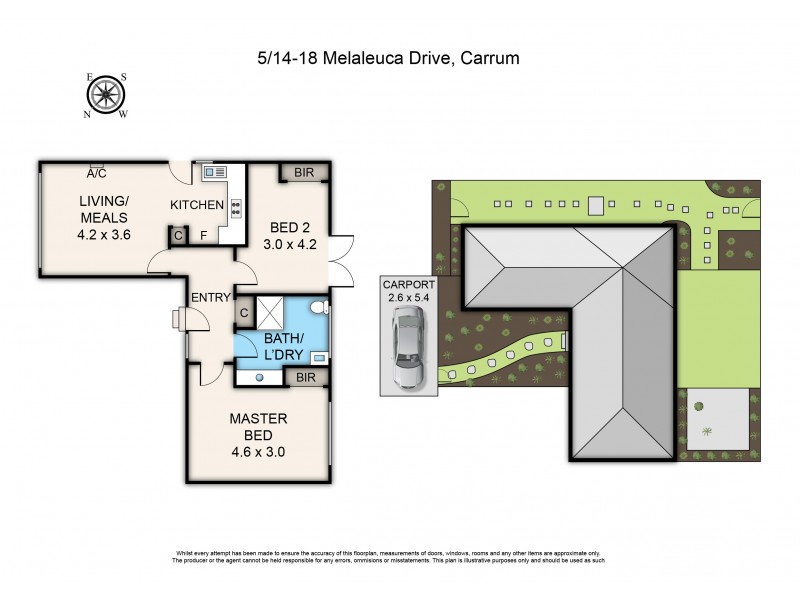 5/14-16 Melaleuca Drive, Carrum VIC 3197 Floorplan