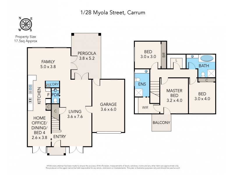 1/28 Myola Street, Carrum VIC 3197 Floorplan