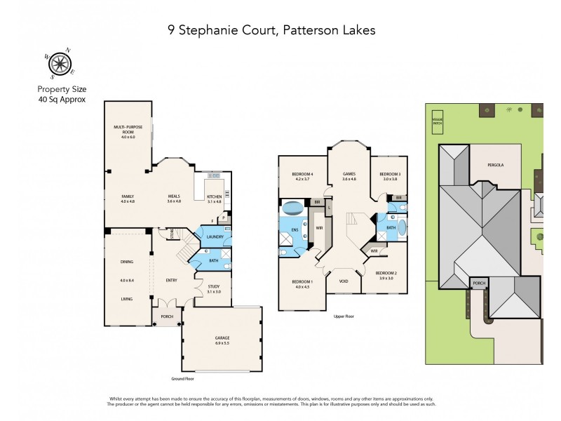 9 Stephanie Court, Patterson Lakes VIC 3197 Floorplan