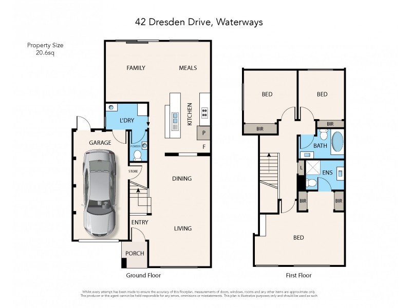 42 Dresden Drive, Waterways VIC 3195 Floorplan