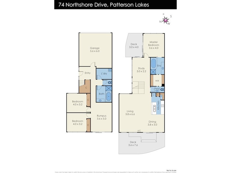 74 North Shore Drive, Patterson Lakes VIC 3197 Floorplan