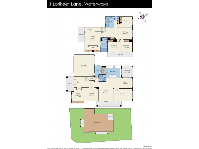 1 Lorikeet Lane, Waterways VIC 3195 Floorplan