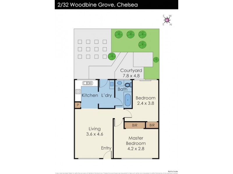 2/32 Woodbine Grove, Chelsea VIC 3196 Floorplan