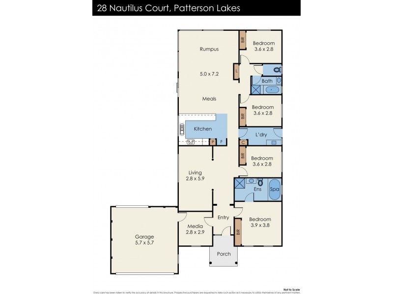28 Nautilus Court, Patterson Lakes VIC 3197 Floorplan