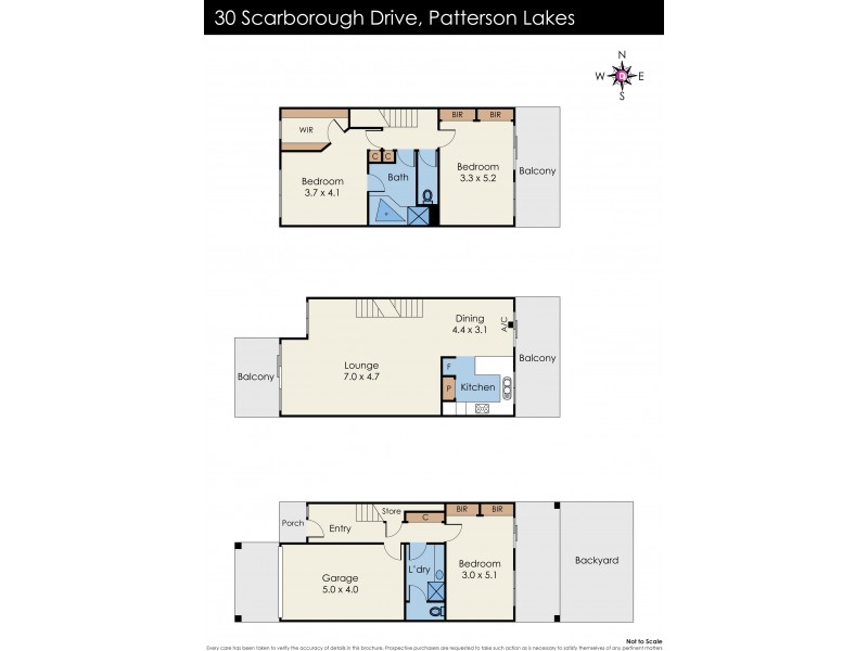 30 Scarborough Drive, Patterson Lakes VIC 3197 Floorplan