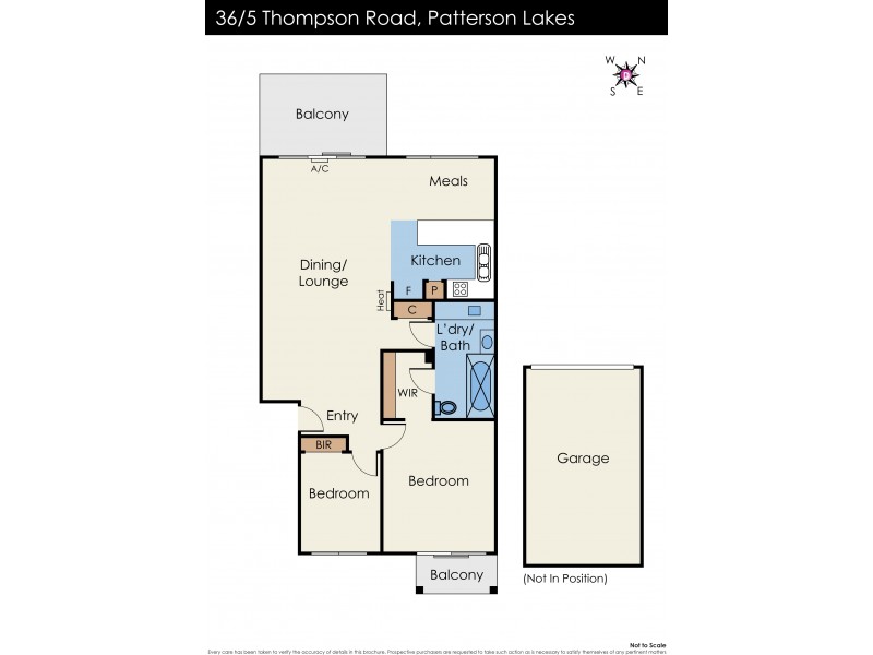 36/5 Thompson Road, Patterson Lakes VIC 3197 Floorplan