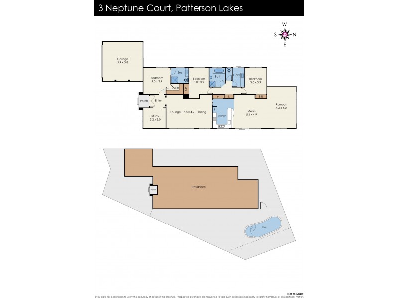 3 Neptune Court, Patterson Lakes VIC 3197 Floorplan