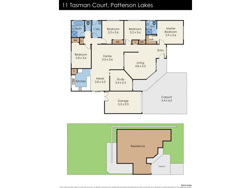 11 Tasman Court, Patterson Lakes VIC 3197 Floorplan