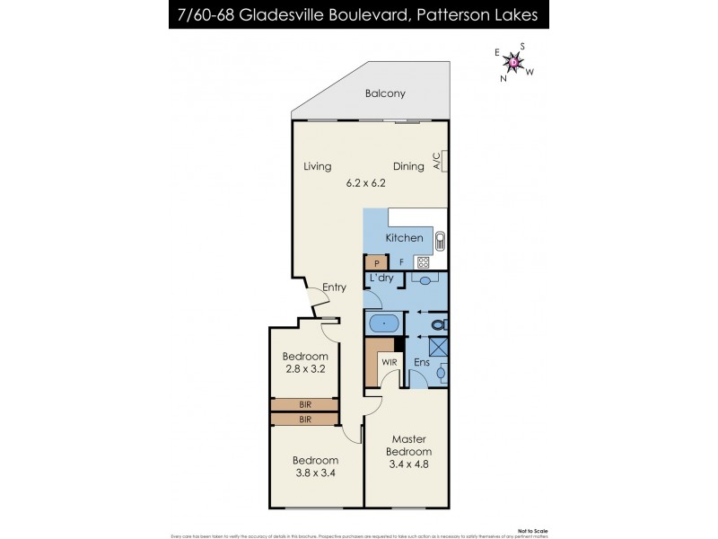 7/60 Gladesville Bld, Patterson Lakes VIC 3197 Floorplan