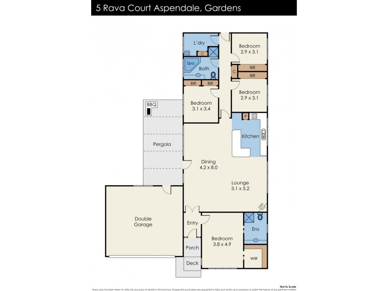 5 Rava Court, Aspendale Gardens VIC 3195 Floorplan