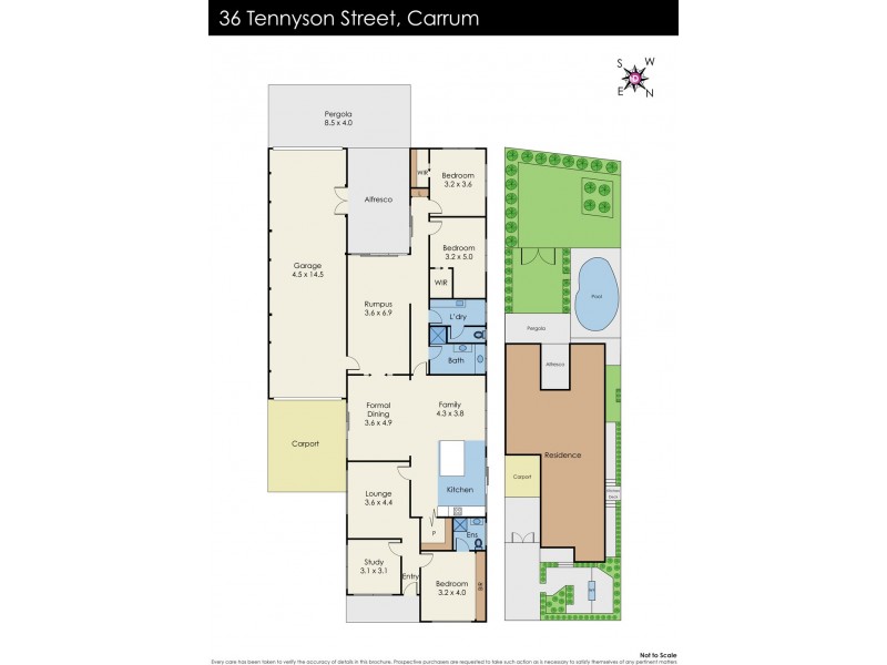 36 Tennyson St, Carrum VIC 3197 Floorplan