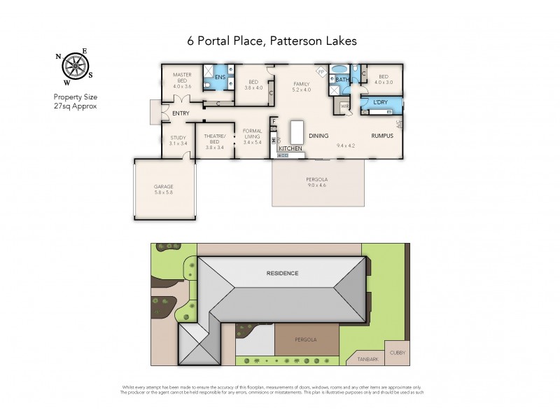 6 Portal Place, Patterson Lakes VIC 3197 Floorplan