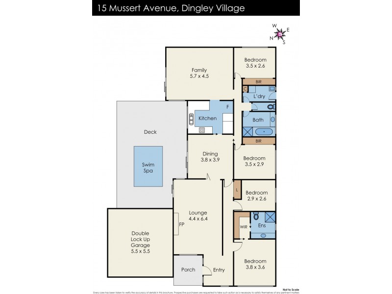 15 Mussert Avenue, Dingley Village VIC 3172 Floorplan