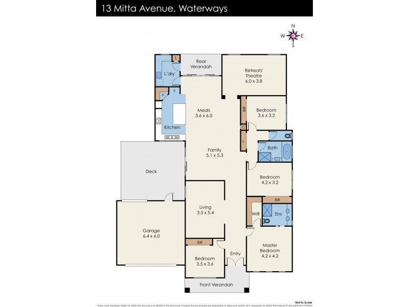 13 Mitta Avenue, Waterways VIC 3195 Floorplan