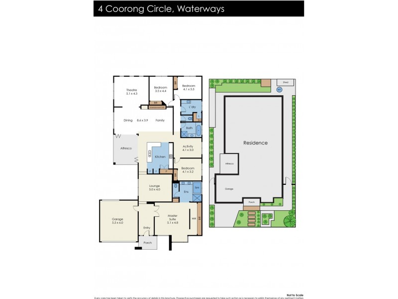4 Coorong Circle, Waterways VIC 3195 Floorplan