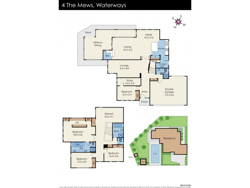 4 The Mews, Waterways VIC 3195 Floorplan
