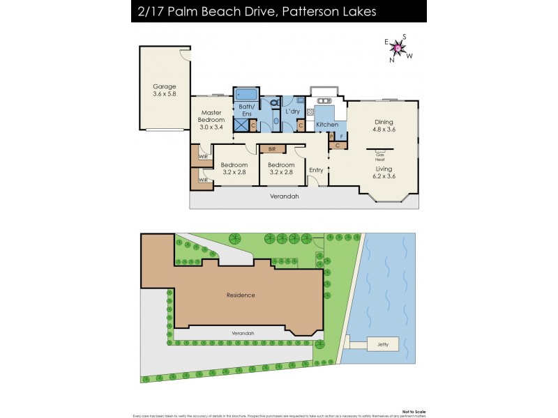 2/17 Palm Beach Drive, Patterson Lakes VIC 3197 Floorplan