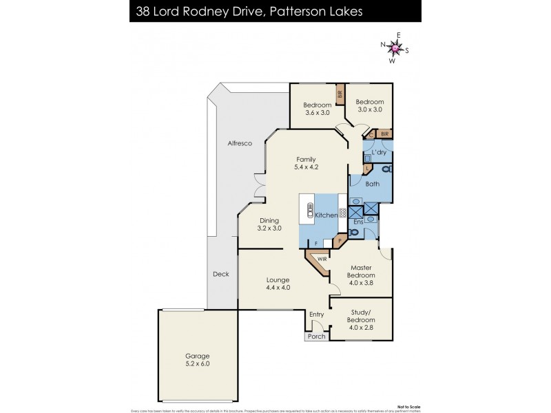 38 Lord Rodney Drive, Patterson Lakes VIC 3197 Floorplan