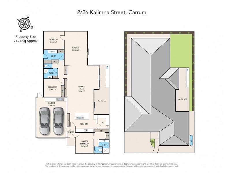 2/26 Kalimna Street, Carrum VIC 3197 Floorplan