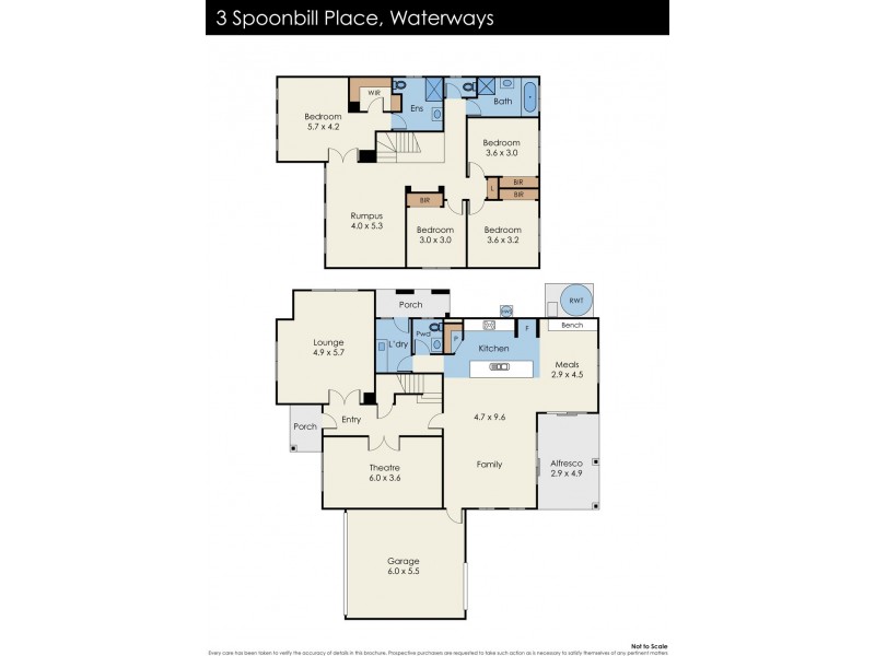 3 Spoonbill Place, Waterways VIC 3195 Floorplan