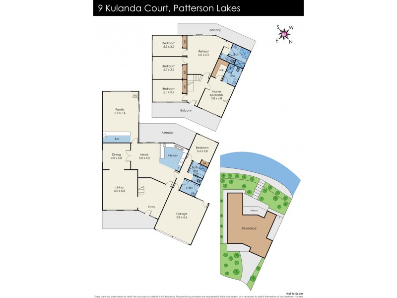 9 Kulanda Court, Patterson Lakes VIC 3197 Floorplan