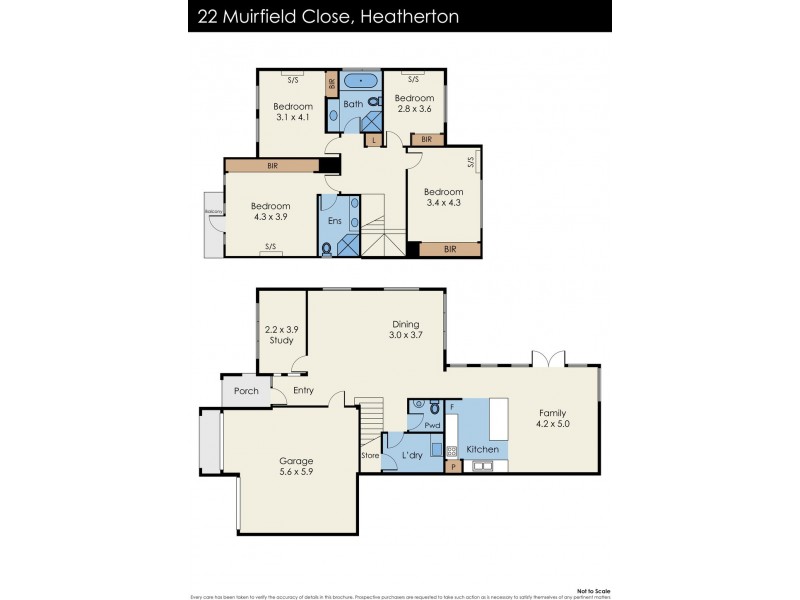 22 Muirfield Close, Heatherton VIC 3202 Floorplan