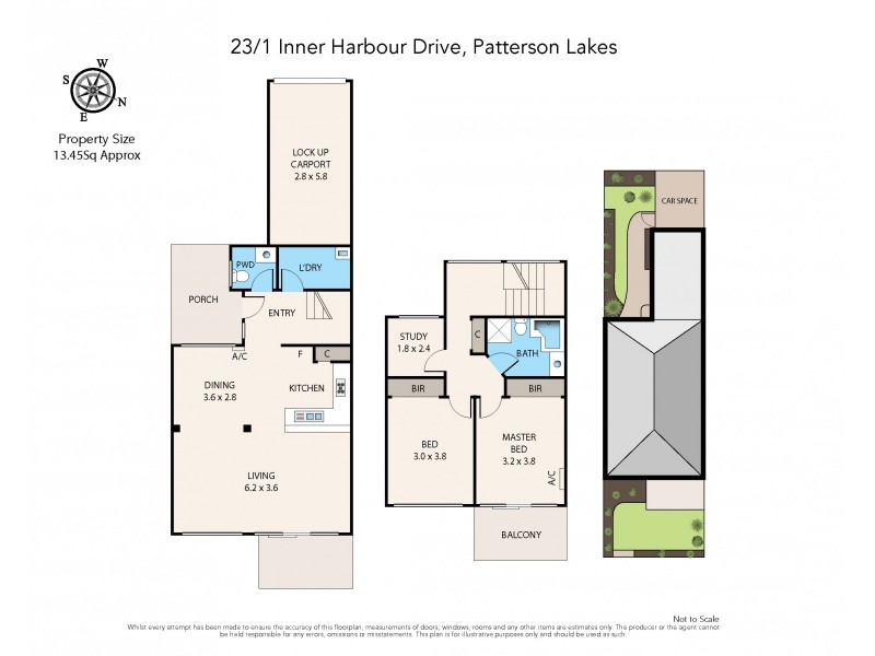 23/1 Inner Harbour Drive, Patterson Lakes VIC 3197 Floorplan