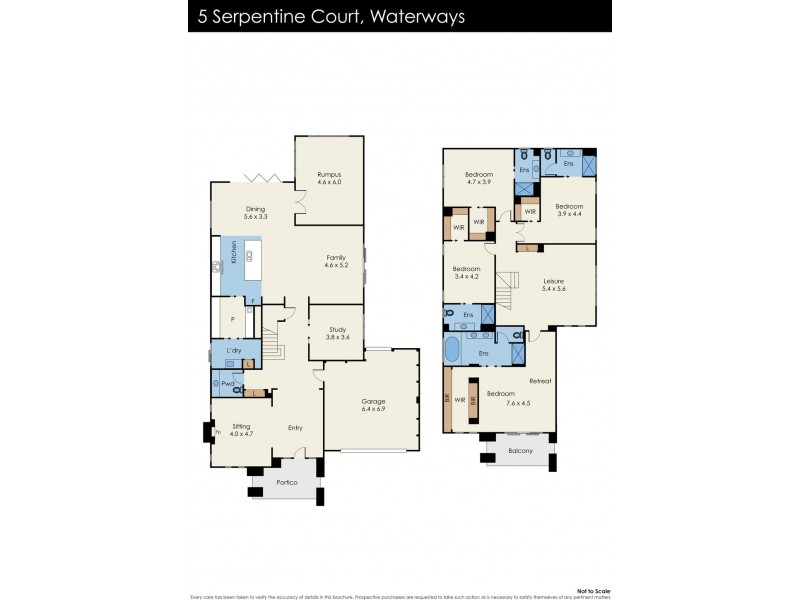 5 Serpentine Court, Waterways VIC 3195 Floorplan
