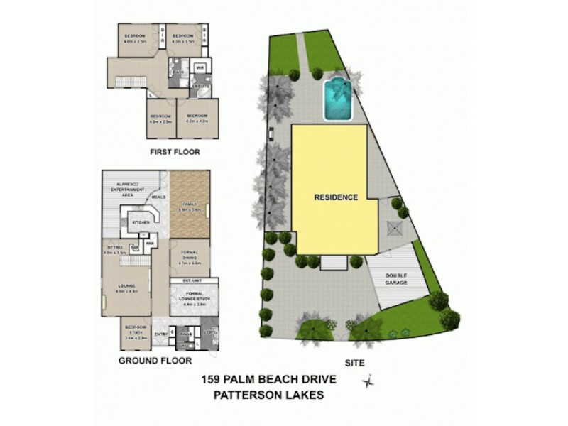 159 Palm Beach Drive, Patterson Lakes VIC 3197 Floorplan