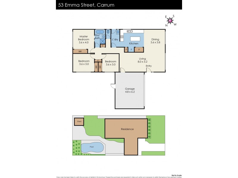 53 Emma Street, Carrum VIC 3197 Floorplan