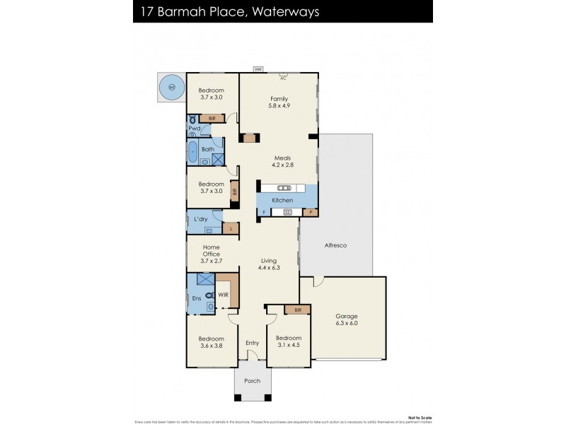 17 Barmah Place, Waterways VIC 3195 Floorplan