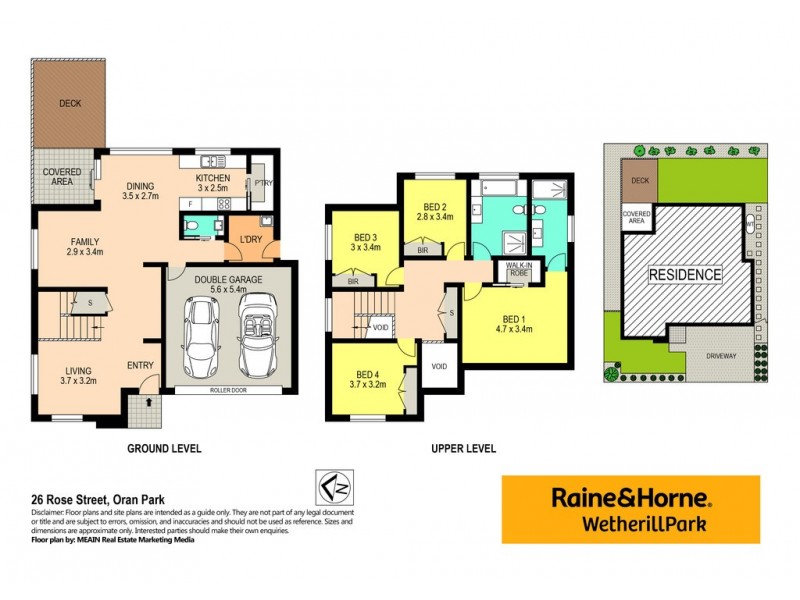 26 Rose Street, Oran Park NSW 2570 Floorplan