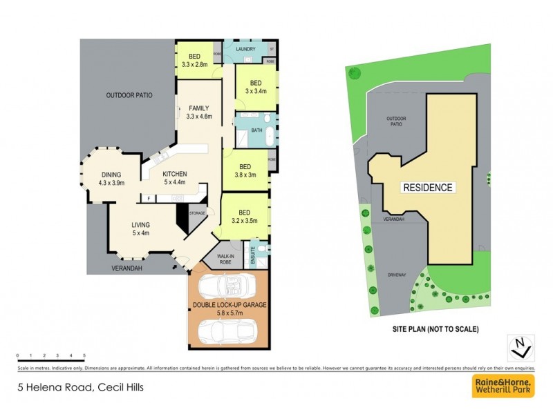 5 Helena Road, Cecil Hills NSW 2171 Floorplan