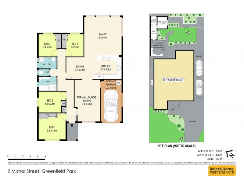 9 Mistral Street, Greenfield Park NSW 2176 Floorplan