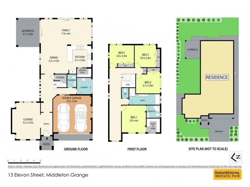 13 Elevon Street, Middleton Grange NSW 2171 Floorplan