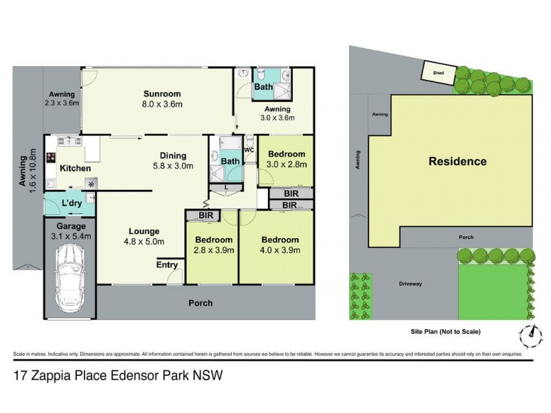 17 Zappia Place, Edensor Park NSW 2176 Floorplan